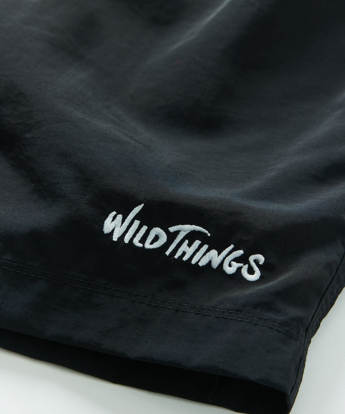 WILD THINGS × FREAK'S STORE 刺繡LOGO登山短褲