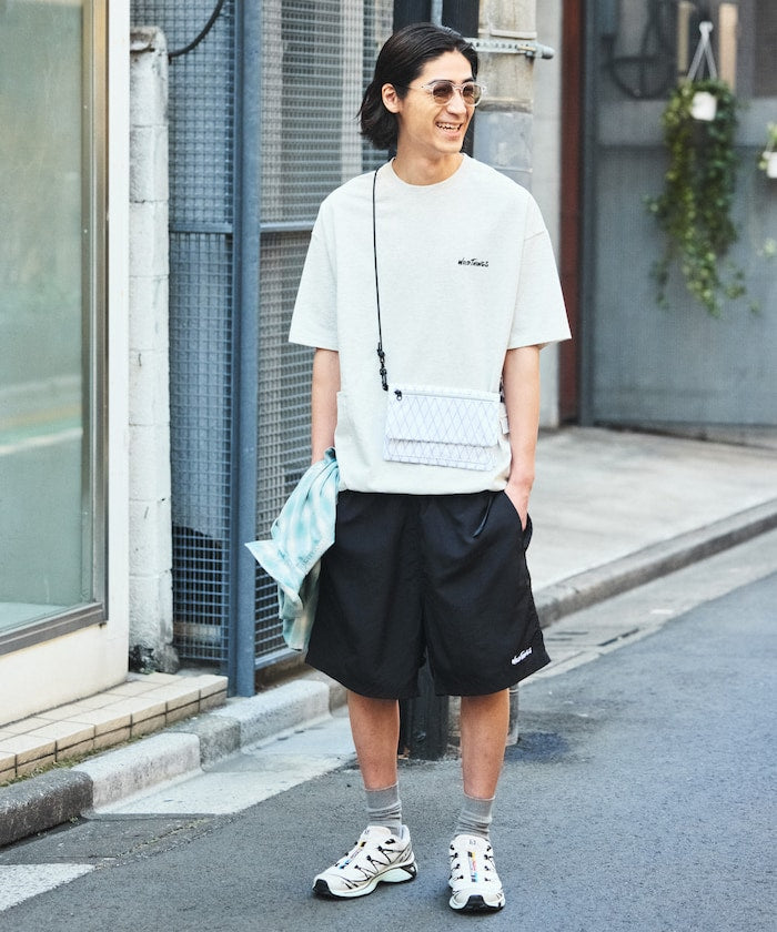 WILD THINGS × FREAK'S STORE 刺繡LOGO登山短褲