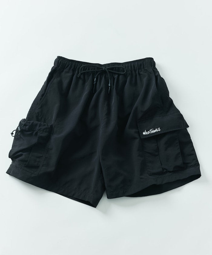 WILD THINGS × FREAK'S STORE 刺繡LOGO工裝短褲