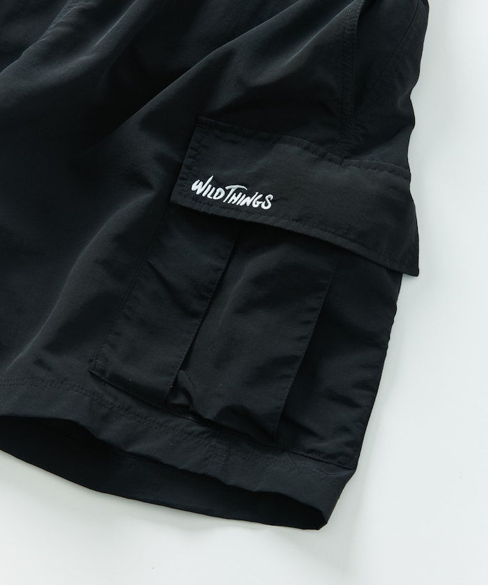 WILD THINGS × FREAK'S STORE 刺繡LOGO工裝短褲