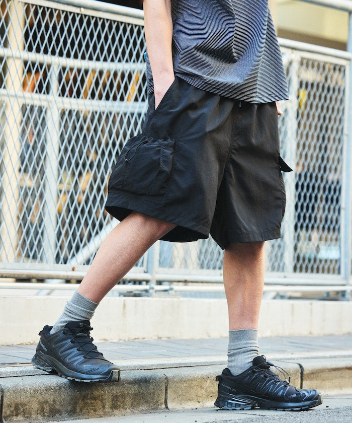 WILD THINGS × FREAK'S STORE 刺繡LOGO工裝短褲