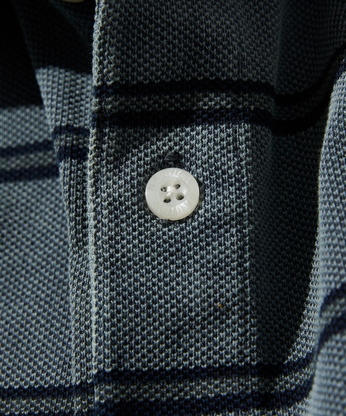 NAUTICA 復古染色條紋短袖Polo衫