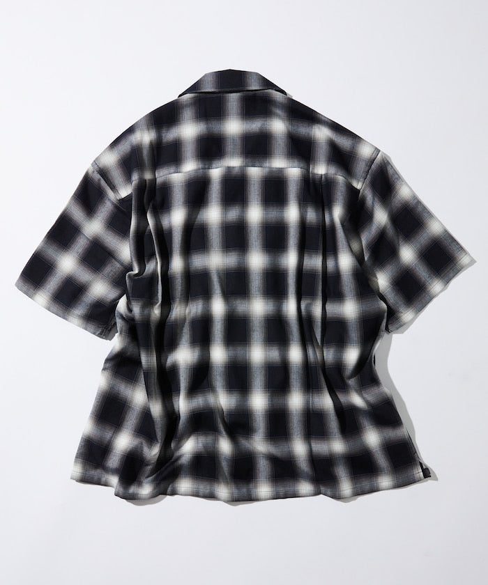 FREAK'S STORE Custom MLB short sleeve check shirt 短袖格紋襯衫