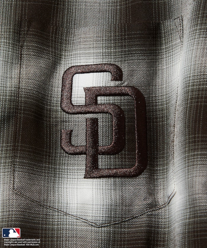 FREAK'S STORE Custom MLB short sleeve check shirt 短袖格紋襯衫