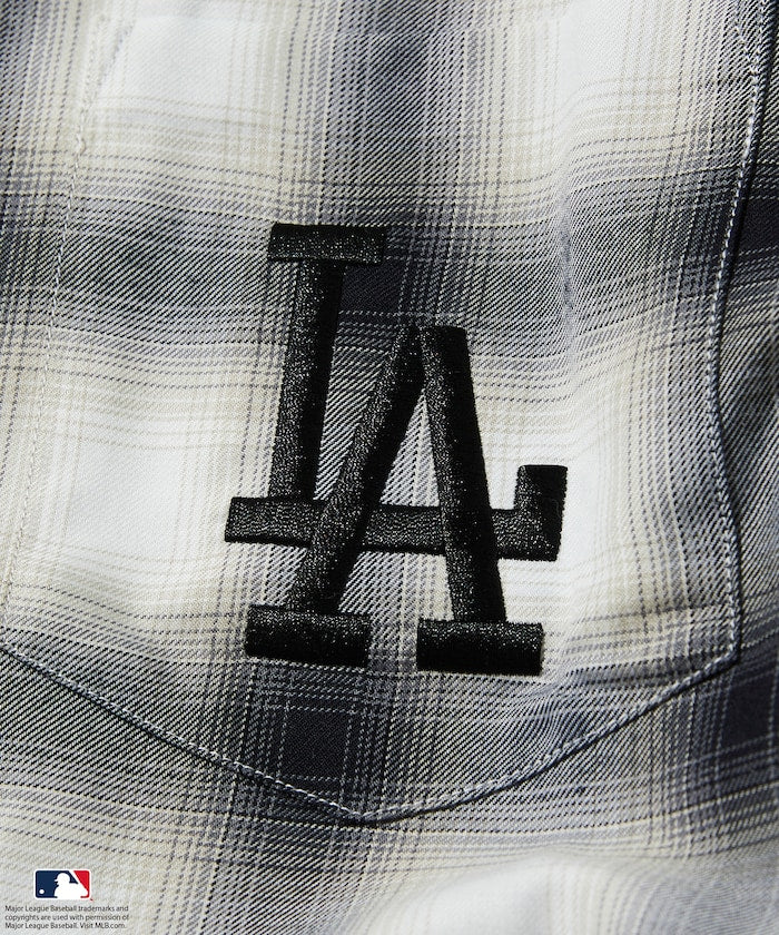 FREAK'S STORE Custom MLB short sleeve check shirt 短袖格紋襯衫
