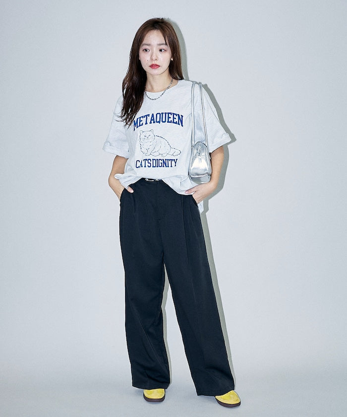 PUBLUX 限定 METAQUEEN 貓咪印花 T 恤