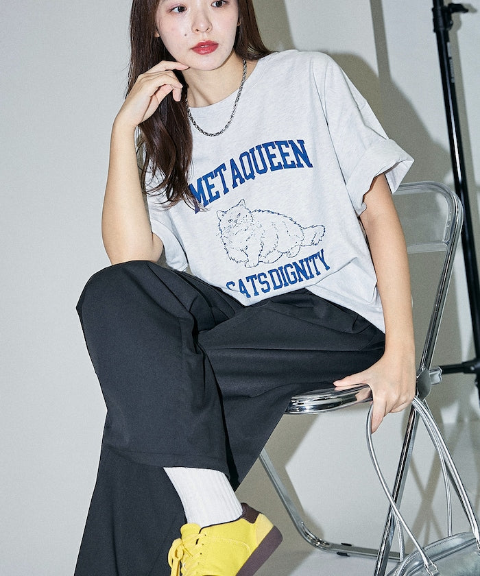 PUBLUX 限定 METAQUEEN 貓咪印花 T 恤
