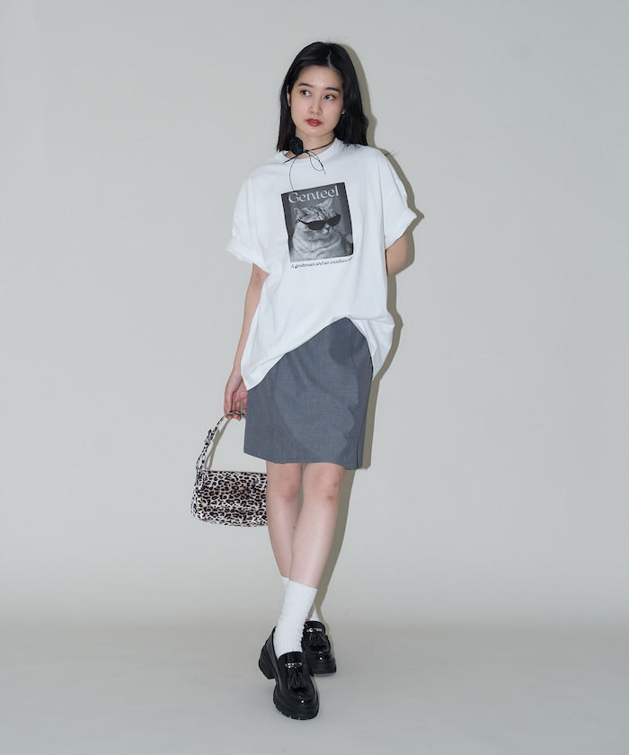 PUBLUX 限定 Genteel 貓咪印花 T 恤
