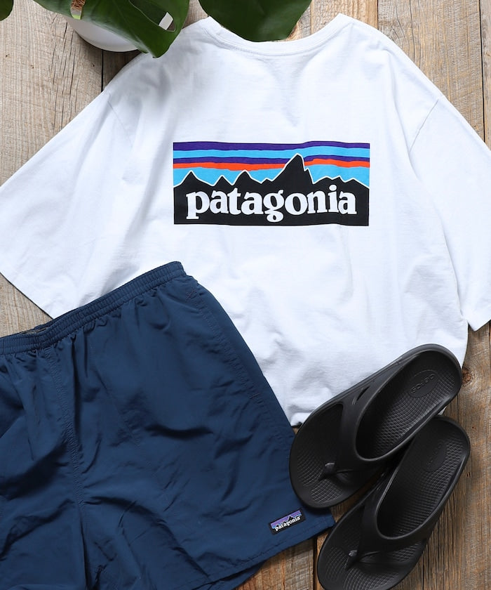 Patagonia P-6 Logo Responsibili-Tee 環保標誌短袖T恤上衣 / 38504