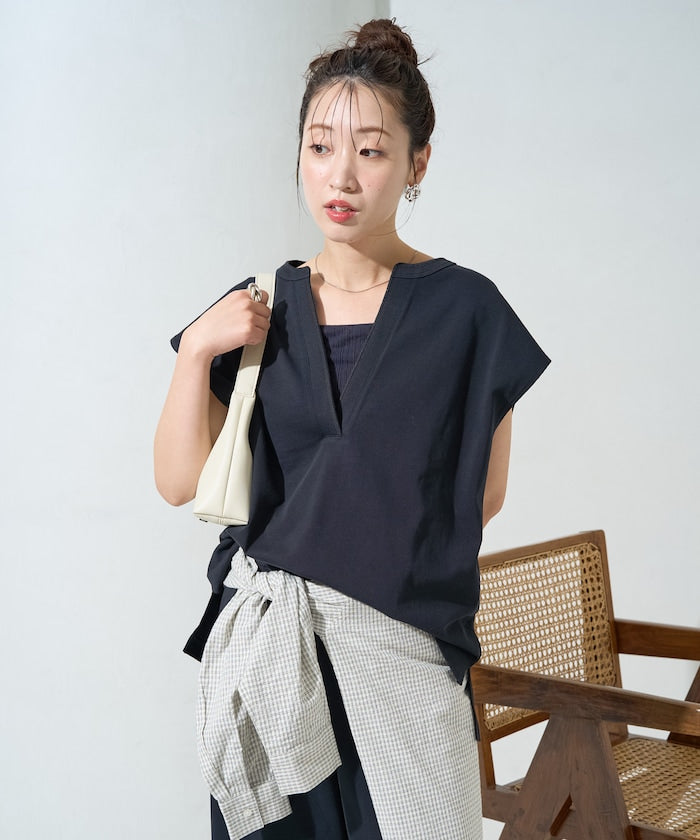 FREAK'S STORE 限定 V領法式袖長褲套裝