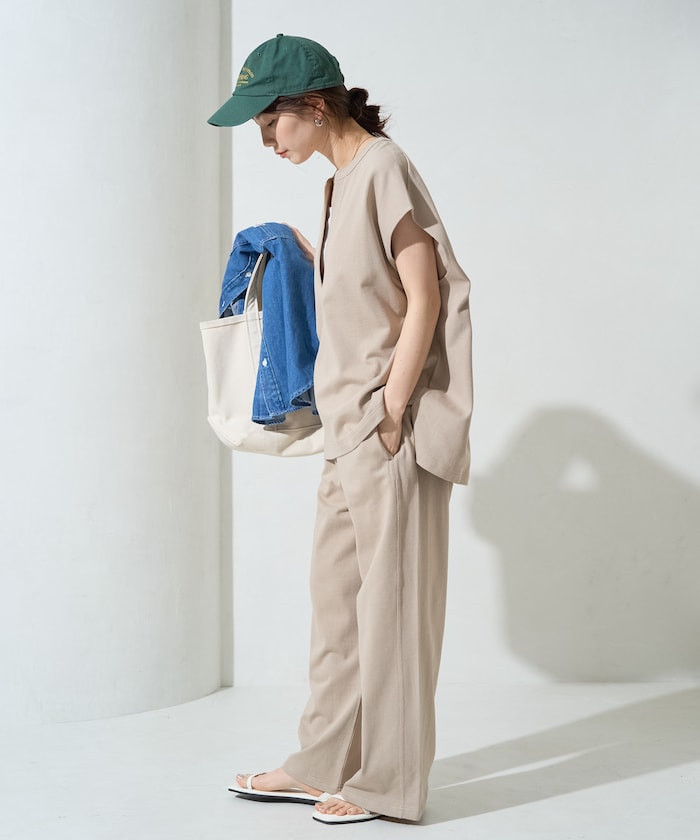 FREAK'S STORE 限定 V領法式袖長褲套裝