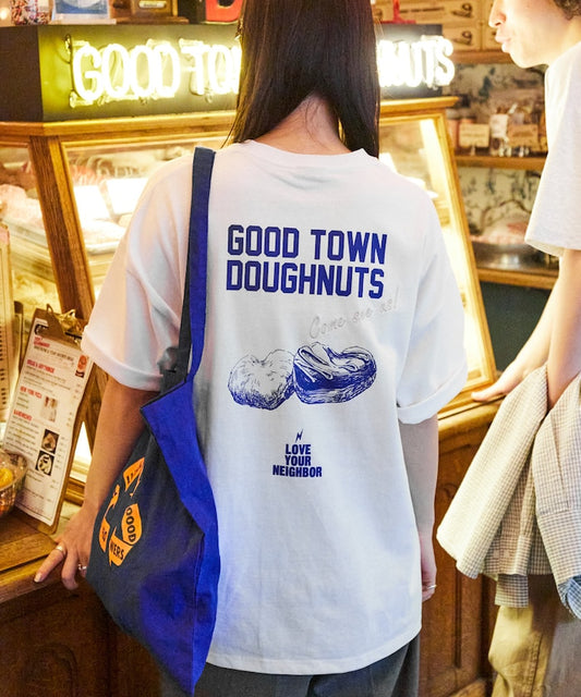 GOODTOWN DOUGHNUTS × FREAK'S STORE 寬版短袖T恤上衣