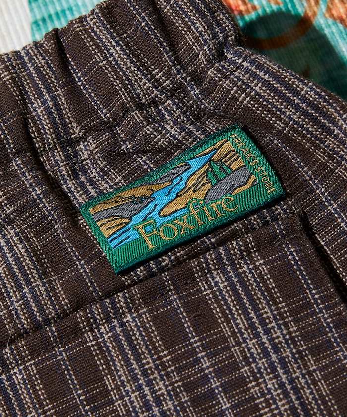 FREAK'S STORE x Foxfire Fishing Satellite Pants 寬版格紋褲