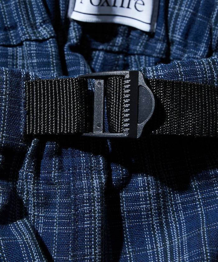 FREAK'S STORE x Foxfire Fishing Satellite Pants 寬版格紋短褲