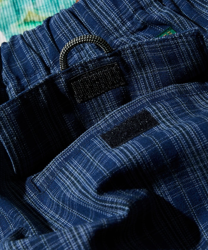 FREAK'S STORE x Foxfire Fishing Satellite Pants 寬版格紋短褲