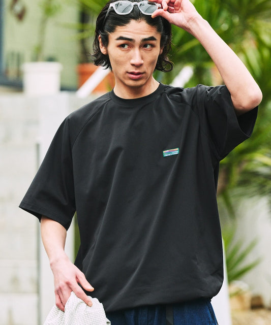FREAK'S STORE Big silhouette amphibious raglan sleeve utility T-shirt / rash guard 寬版簡約短袖T恤