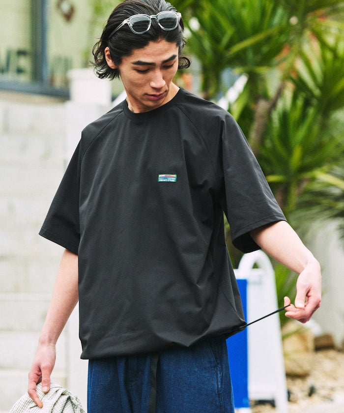 FREAK'S STORE Big silhouette amphibious raglan sleeve utility T-shirt / rash guard 寬版簡約短袖T恤