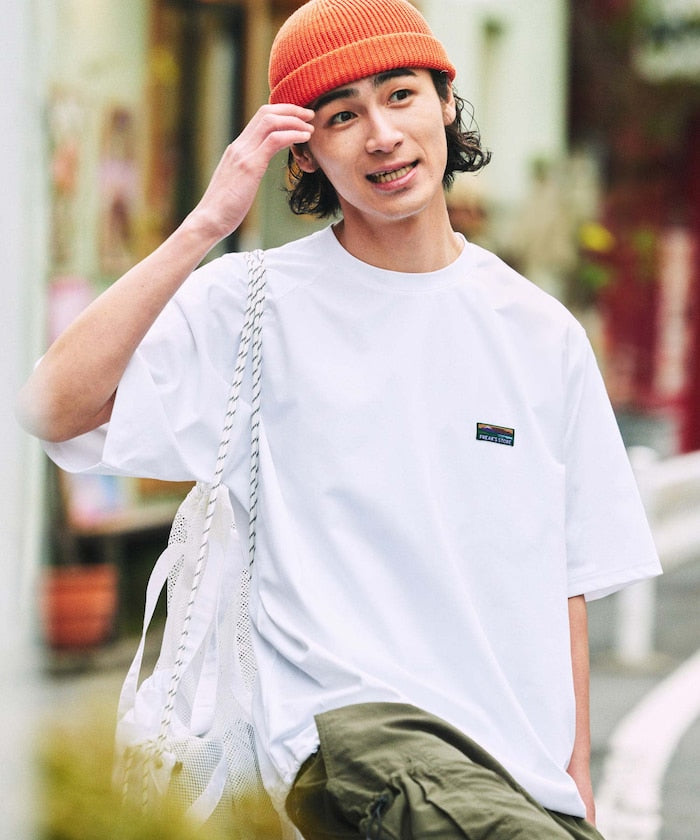 FREAK'S STORE Big silhouette amphibious raglan sleeve utility T-shirt / rash guard 寬版簡約短袖T恤