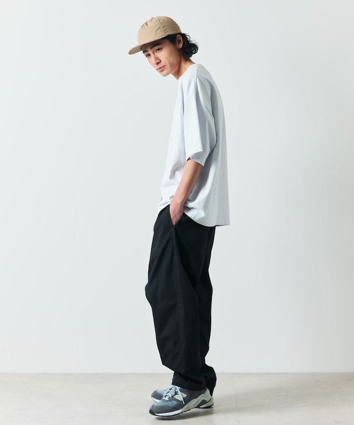 FREAK'S STORE Wide silhouette ankle tuck chef Pants 錐型褲