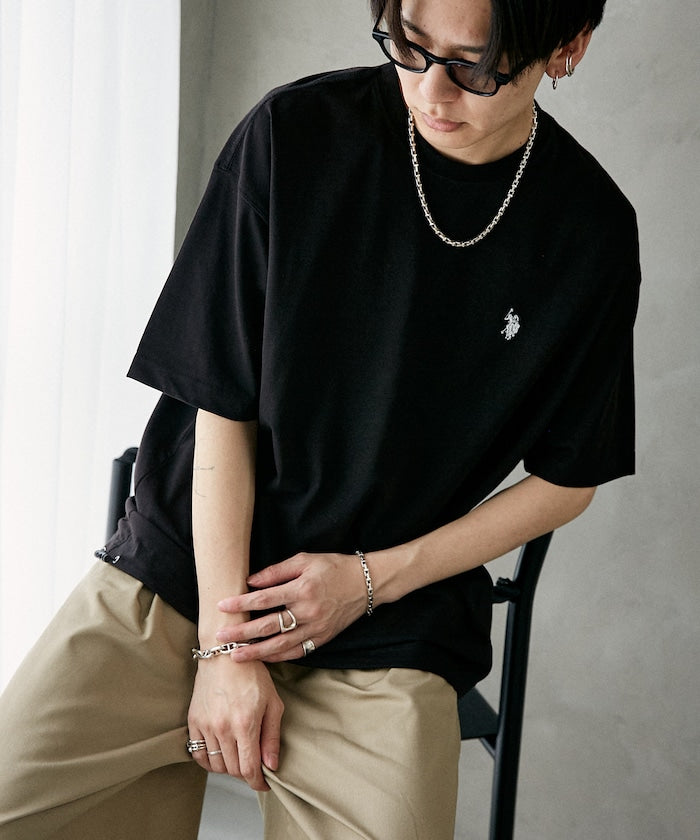 U.S. POLO ASSN. x PUBLUX one-point embroidery cool-to-the-touch Setup 短袖休閒套裝