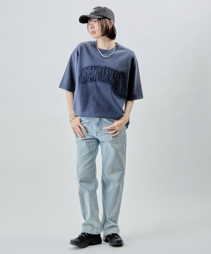 PUBLUX x BEN DAVIS 限定 復古水洗短袖 T 恤