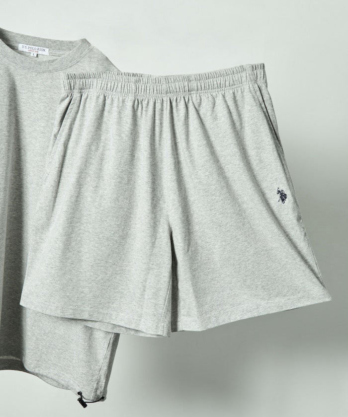 U.S. POLO ASSN. x PUBLUX one-point embroidery cool-to-the-touch Setup 短袖休閒套裝