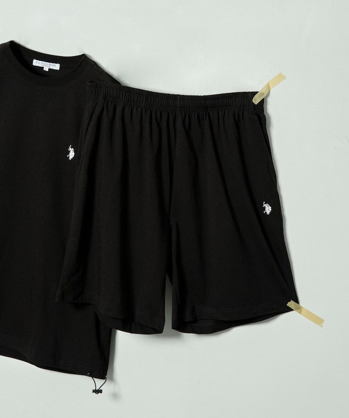 U.S. POLO ASSN. x PUBLUX one-point embroidery cool-to-the-touch Setup 短袖休閒套裝