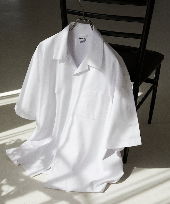 FREAK'S STORE AIRDRY big silhouette open collar shirt 高機能短袖襯衫