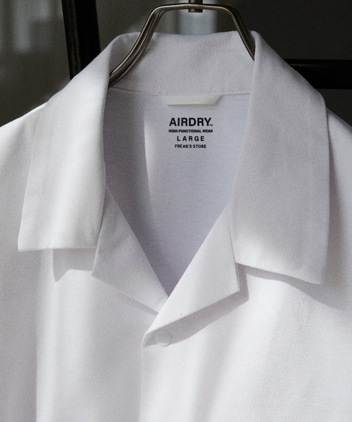 FREAK'S STORE AIRDRY big silhouette open collar shirt 高機能短袖襯衫
