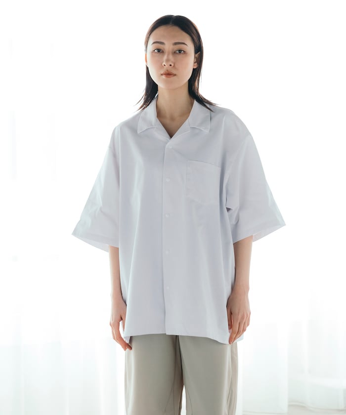 FREAK'S STORE AIRDRY big silhouette open collar shirt 高機能短袖襯衫