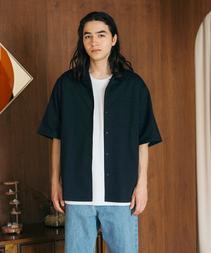 FREAK'S STORE AIRDRY big silhouette open collar shirt 高機能短袖襯衫