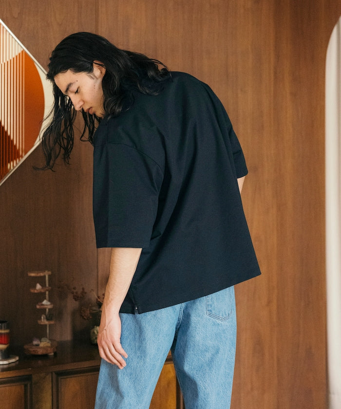FREAK'S STORE AIRDRY big silhouette open collar shirt 高機能短袖襯衫