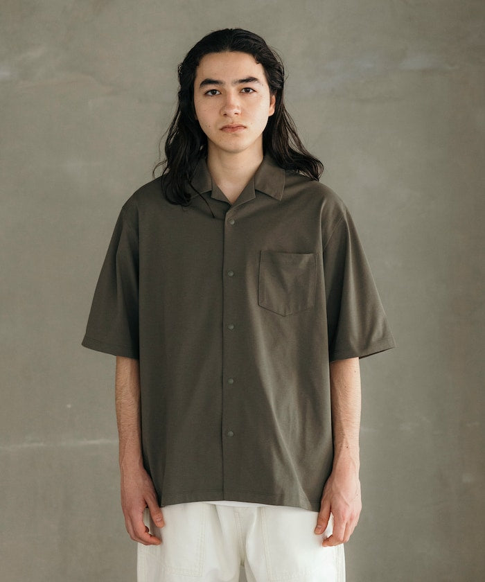 FREAK'S STORE AIRDRY big silhouette open collar shirt 高機能短袖襯衫