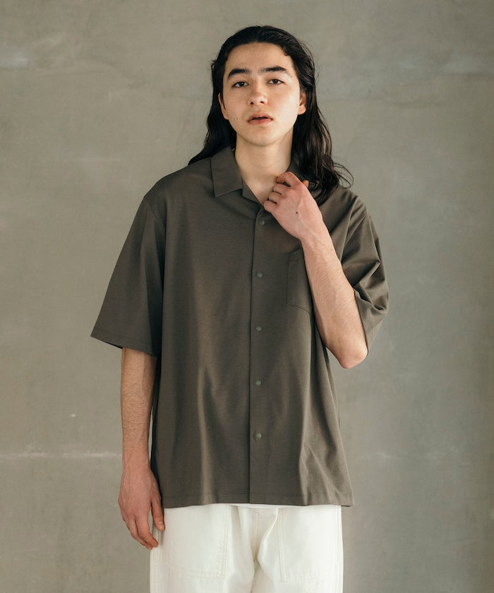 FREAK'S STORE AIRDRY big silhouette open collar shirt 高機能短袖襯衫