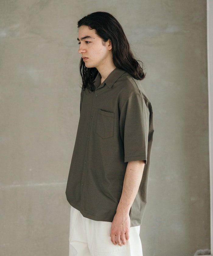FREAK'S STORE AIRDRY big silhouette open collar shirt 高機能短袖襯衫