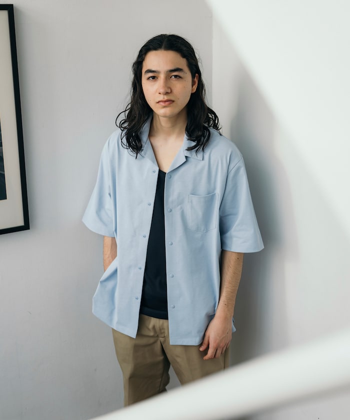 FREAK'S STORE AIRDRY big silhouette open collar shirt 高機能短袖襯衫