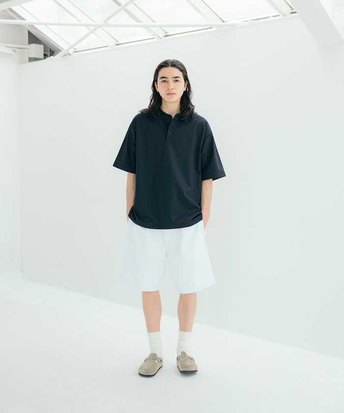 FREAK'S STORE AIRDRY 7.7 oz. Big silhouette easy-cut shorts 高機能休閒短褲