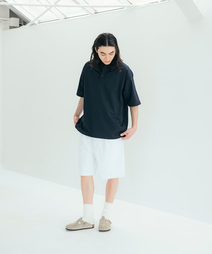 FREAK'S STORE AIRDRY 7.7 oz. Big silhouette easy-cut shorts 高機能休閒短褲