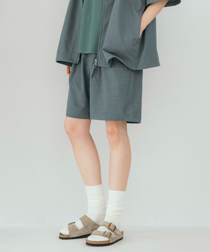 FREAK'S STORE Quick-drying material Relaxed fit Easy Pants 亞麻居家休閒短褲