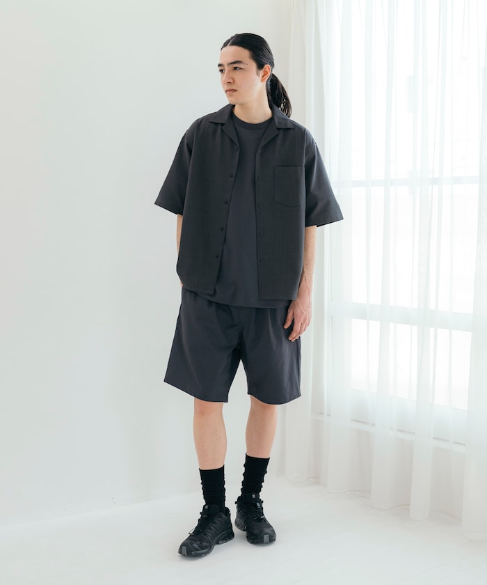 FREAK'S STORE Quick-drying material Relaxed fit Easy Pants 亞麻居家休閒短褲