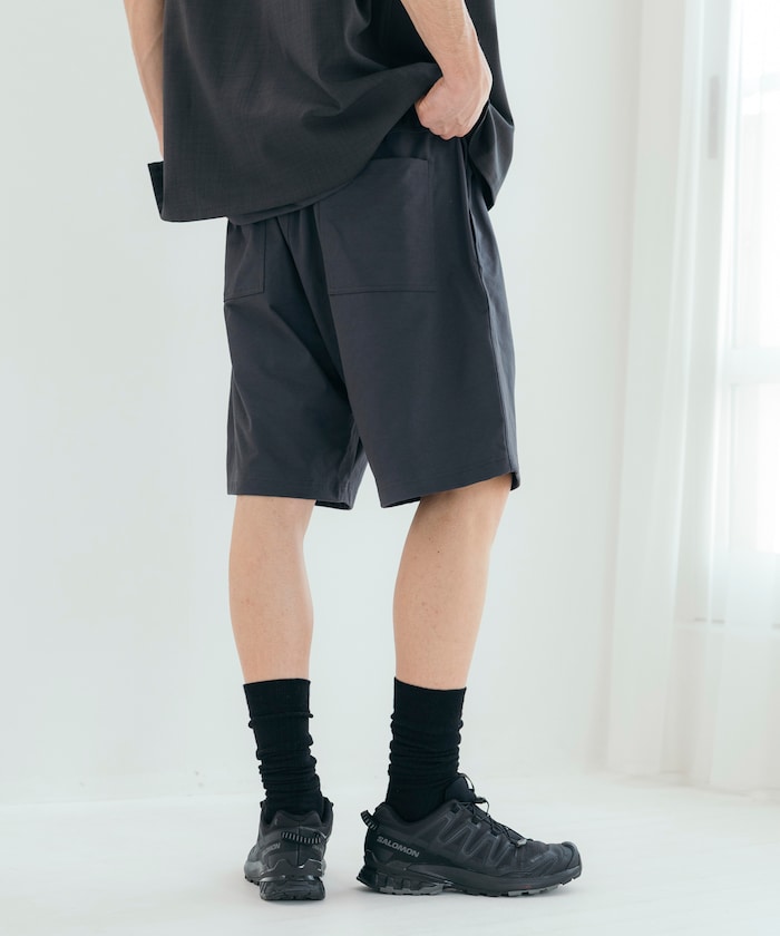 FREAK'S STORE Quick-drying material Relaxed fit Easy Pants 亞麻居家休閒短褲