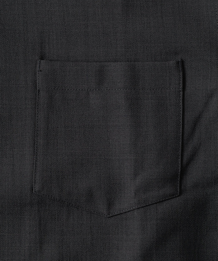 FREAK'S STORE Quick-drying material Relaxed fit Open collar shirt 寬版亞麻短袖襯衫