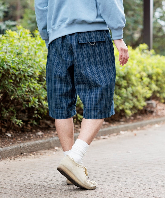 FREAK'S STORE x Foxfire Fishing Satellite Pants 寬版格紋短褲