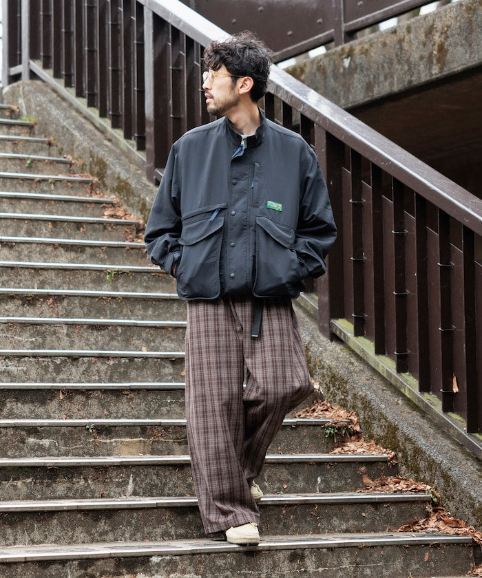 FREAK'S STORE x Foxfire Fishing Satellite Pants 寬版格紋褲