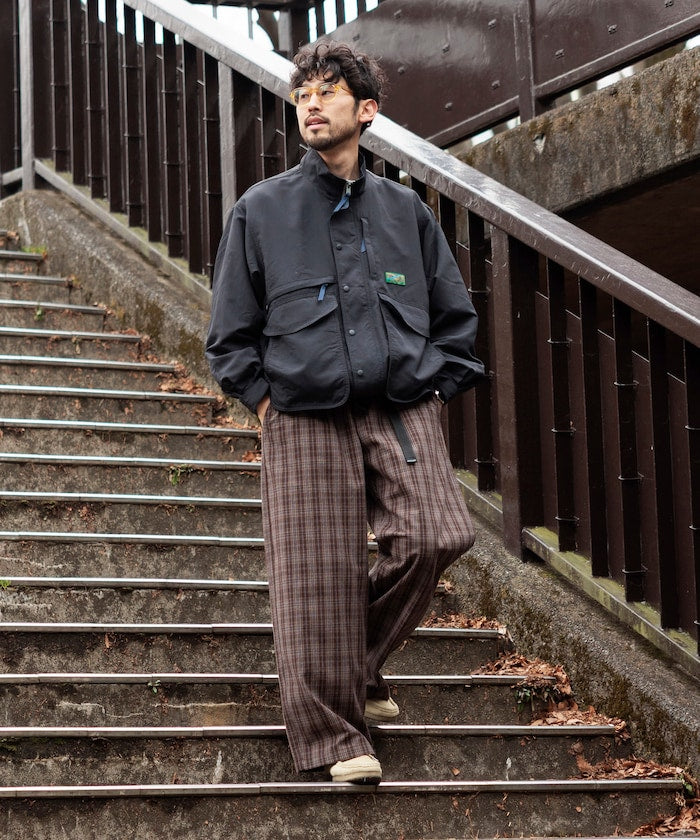 FREAK'S STORE x Foxfire Fishing Satellite Pants 寬版格紋褲