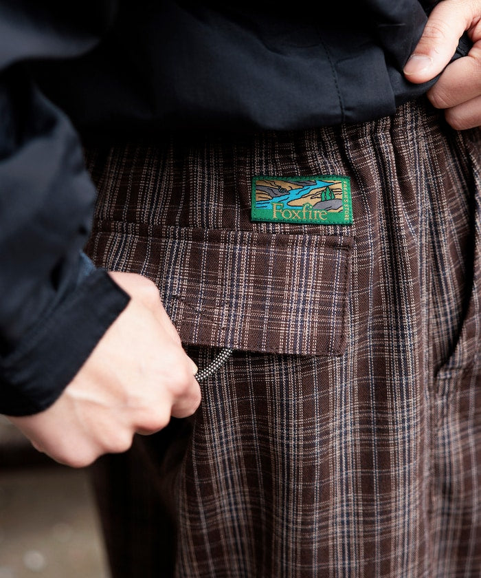 FREAK'S STORE x Foxfire Fishing Satellite Pants 寬版格紋褲