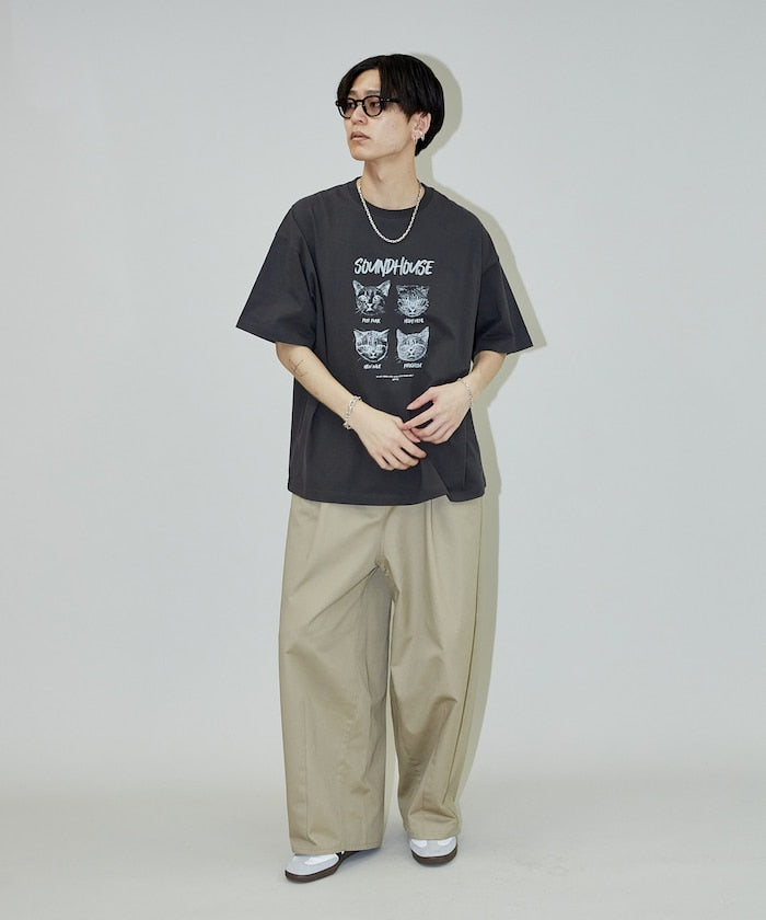 PUBLUX 限定 SOUNDHOUSE 貓咪印花 T 恤