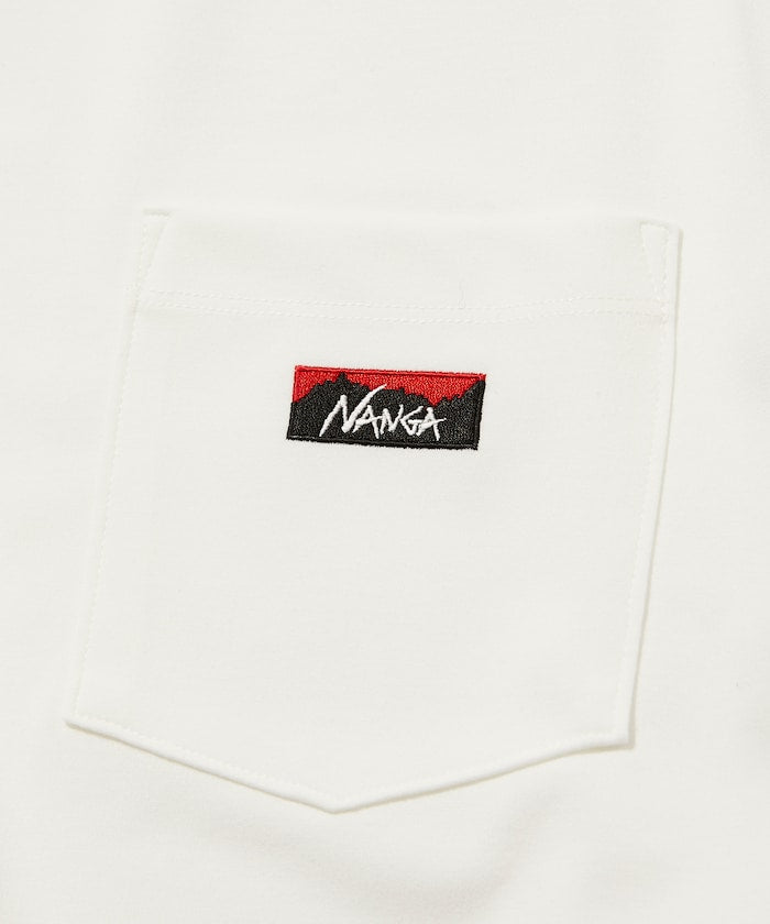 NANGA neo-PRO Relaxed Fit Spindle Pocket T-Shirt 口袋短袖T恤
