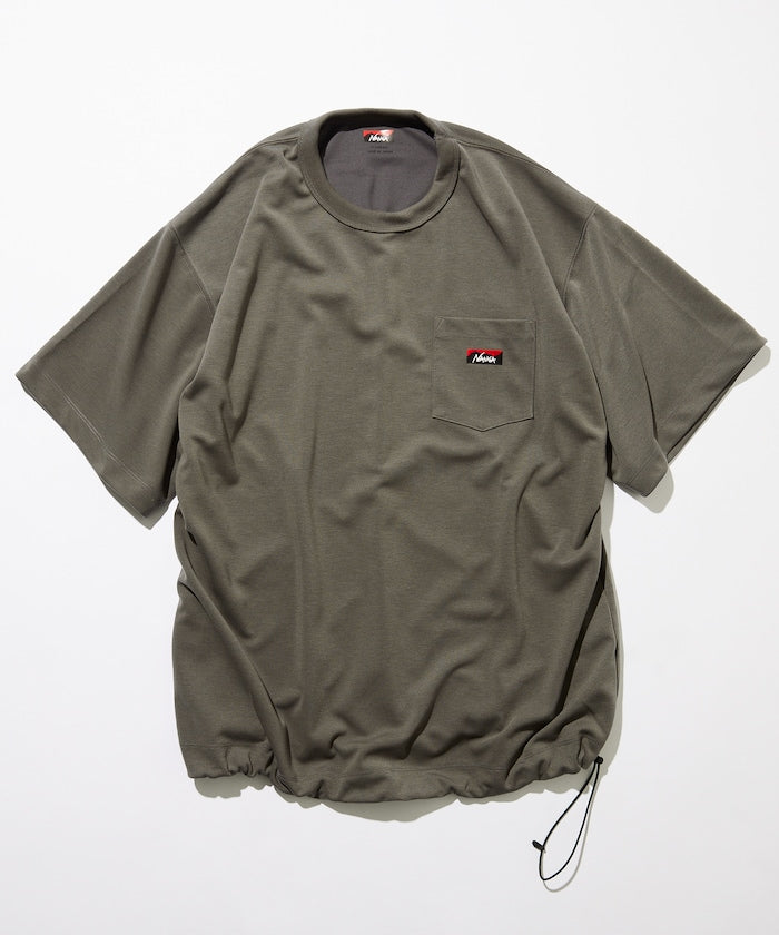 NANGA neo-PRO Relaxed Fit Spindle Pocket T-Shirt 口袋短袖T恤