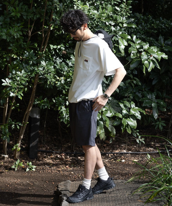 NANGA neo-PRO Relaxed Fit Spindle Pocket T-Shirt 口袋短袖T恤